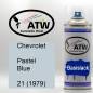 Preview: Chevrolet, Pastel Blue, 21 (1979): 400ml Sprühdose, von ATW Autoteile West.